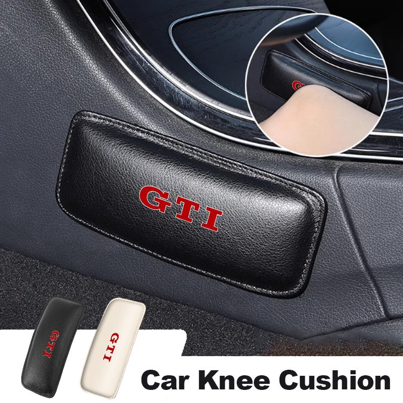 Car Knee Cushion Soft Leather Car Door Elbow Rest Cushion For VW Golf 4 6 7 GTI Tiguan Passat B5 B6 B7 CC Jetta MK5 MK6 Polo Hew8