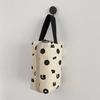 Letters Print Women Canvas Cosmetic Bags Cott Cloth Make Up Bag Pouch Little Handbag Clutch Travel Organizer Case For Girls