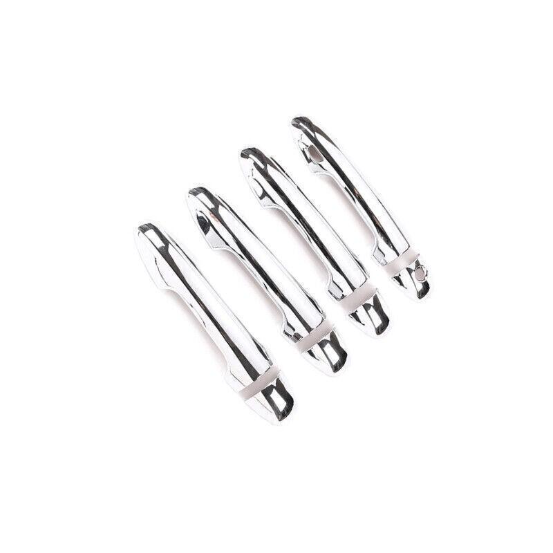 For Toyota Tacoma 2016-2024 Glossy Chrome Exterior Side Door Handle Cover Trim