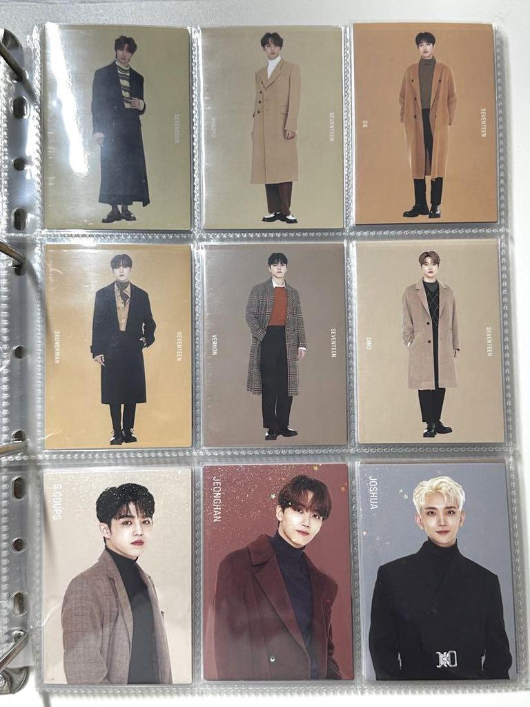 [USED] Seventeen Winter Trading Card 54 Complete Seventeen