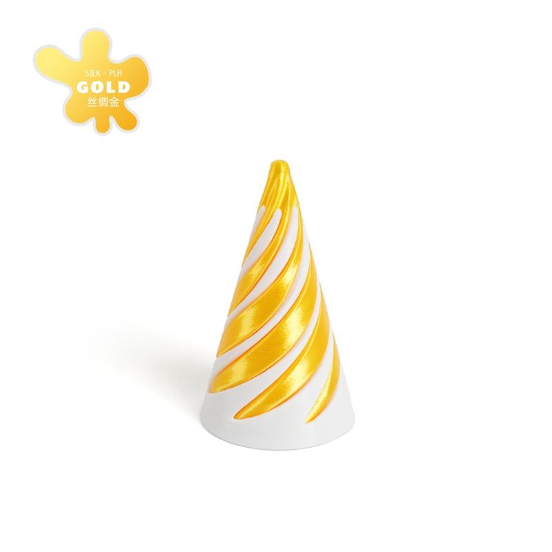 3D Printed Decoration Mini Vortex Printed Spiral Conae Fidget Toy Impossible Pyramid Passthrough Sculpture Thread Illusion Gift
