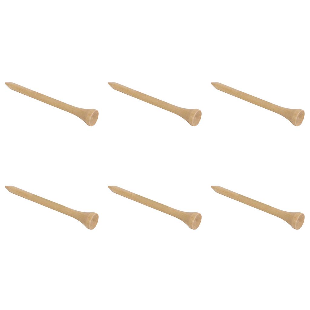50pcs Golf Tees Professional Strong Replacement Wooden Golfing Tees for Golf Accessories