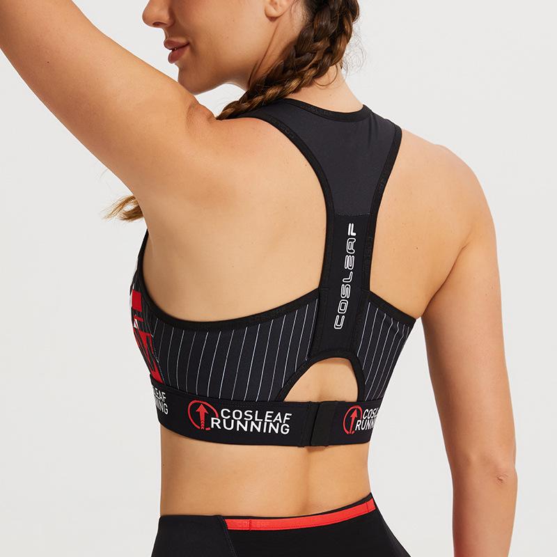 Women's High Impact Shockproof Sports Bra for Running and Fitness