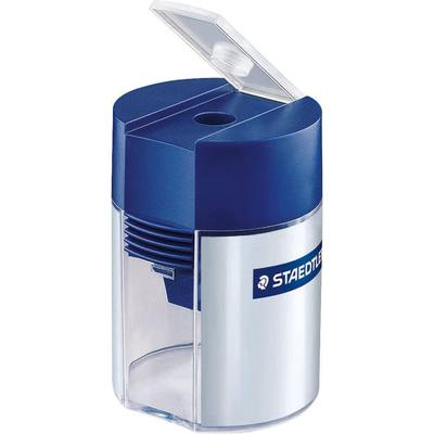 Staedtler Handheld Manual Single-Hole Cylinder Pencil Sharpener (511 001)