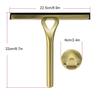 Gold Convenient And Practical Shower Squeegee For Effective Cleaning Sturdy And Durable Stainless