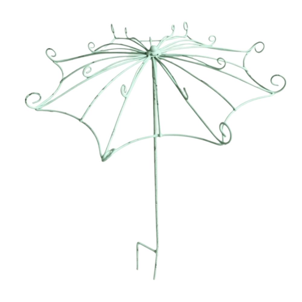 Hollow Out Plant Climbing Frame Umbrella Shape Trellis Flower Rack Courtyard Decor