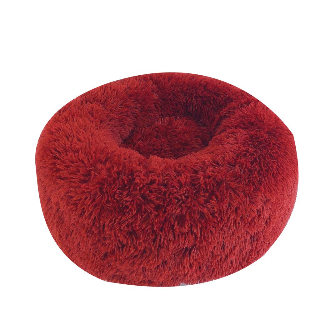 Cat Cushions Bed Multiple Size and Color Winter Soft Round Sofa Bed Cat Bed for Indoor Cat Furry Sofa