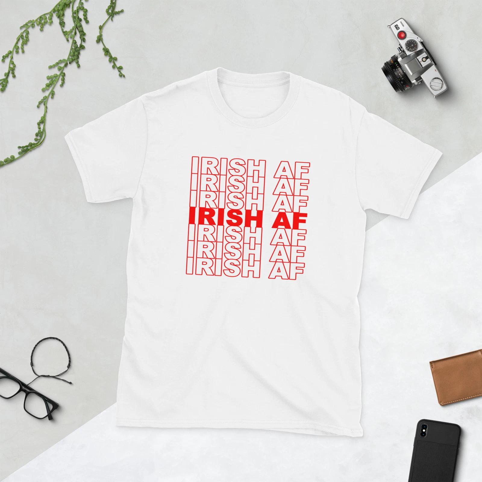 

Футболка Irish AF , Крутая Современная Заявление Ирландской Гордости, Короткий Рукав, Унисекс XL