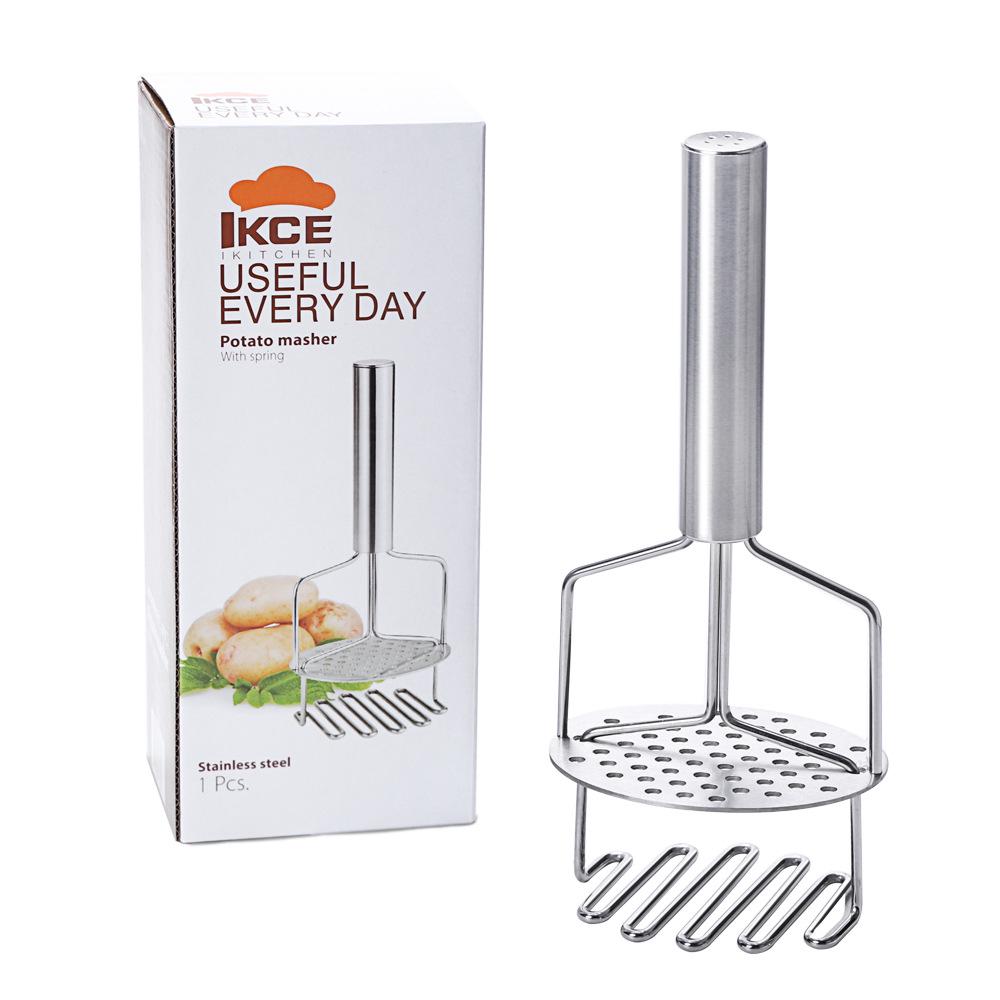 

Stainless Steel Dual-Layer Potato & Fruit Masher/Ricer Tool