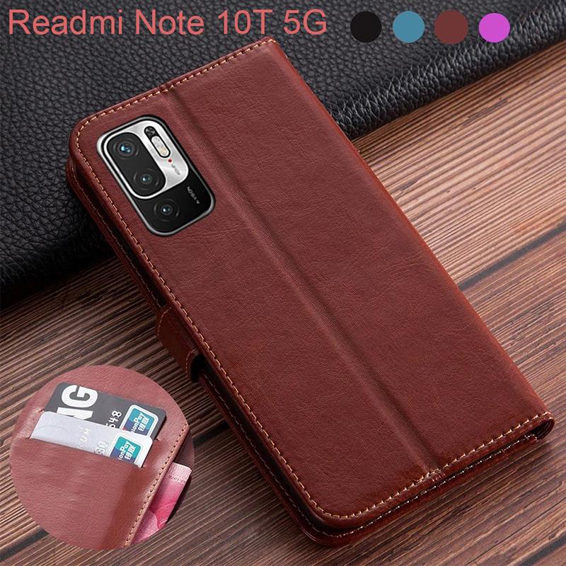 

Кожаный чехол-бумажник с откидной крышкой для Xiaomi Redmi Note 10T, чехол Redmi Note 10T 5G, чехол для Redmi Note 10 T, 6,5 дюймов, мягкие чехлы