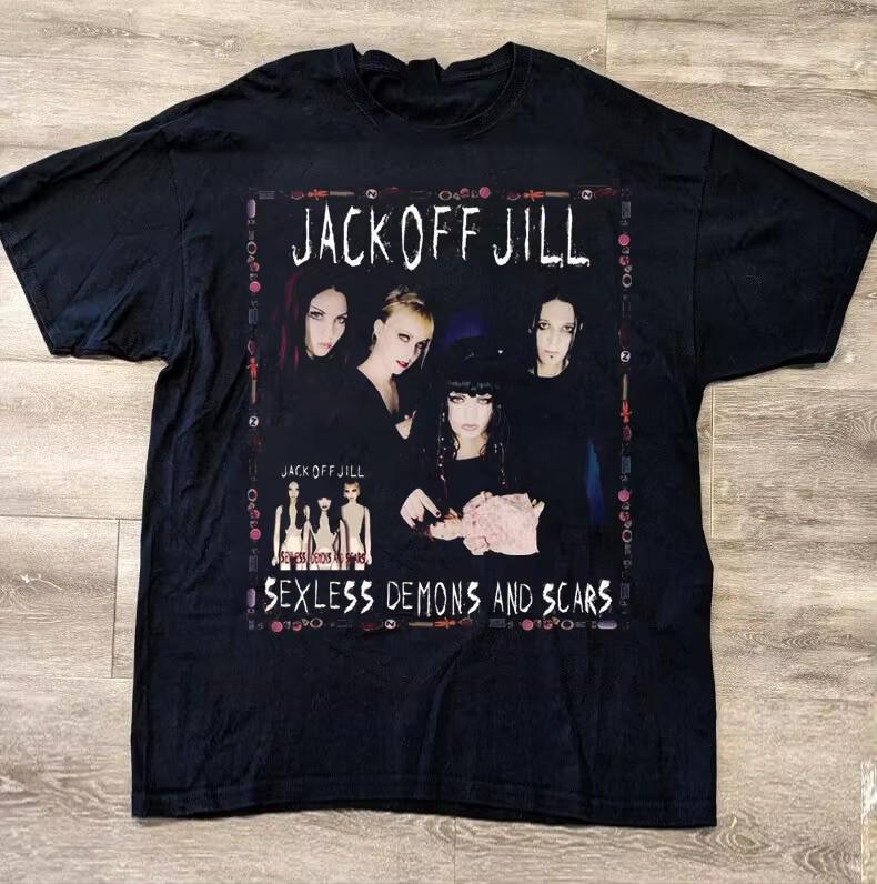 Jack off Jill Band Demons and Scare Music Unisex T-Shirt All Size IL080 Unisex T-Shirt L