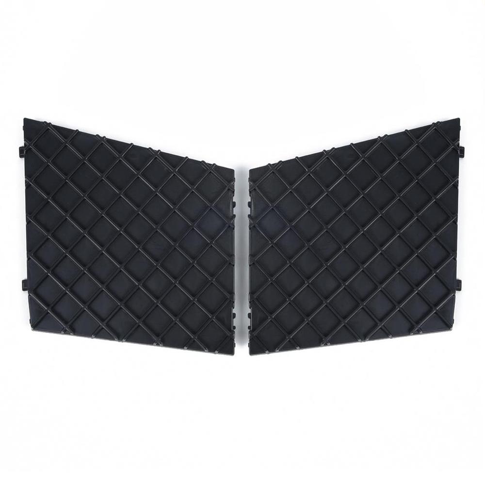 

2x For BMW E60 E61 M Body Kit 03-10 Car Front Bumper Lower Mesh Grille Plate Trim Cover 51117897184 51117897186 Car Accessories