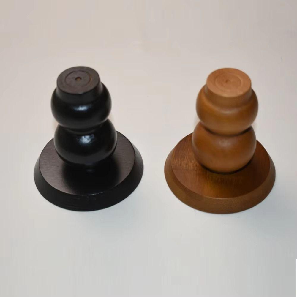 2 Peças Delicadas Tigelas de Sobremesa de Madeira Criativo Suporte Alto para Velas Móveis para Casa