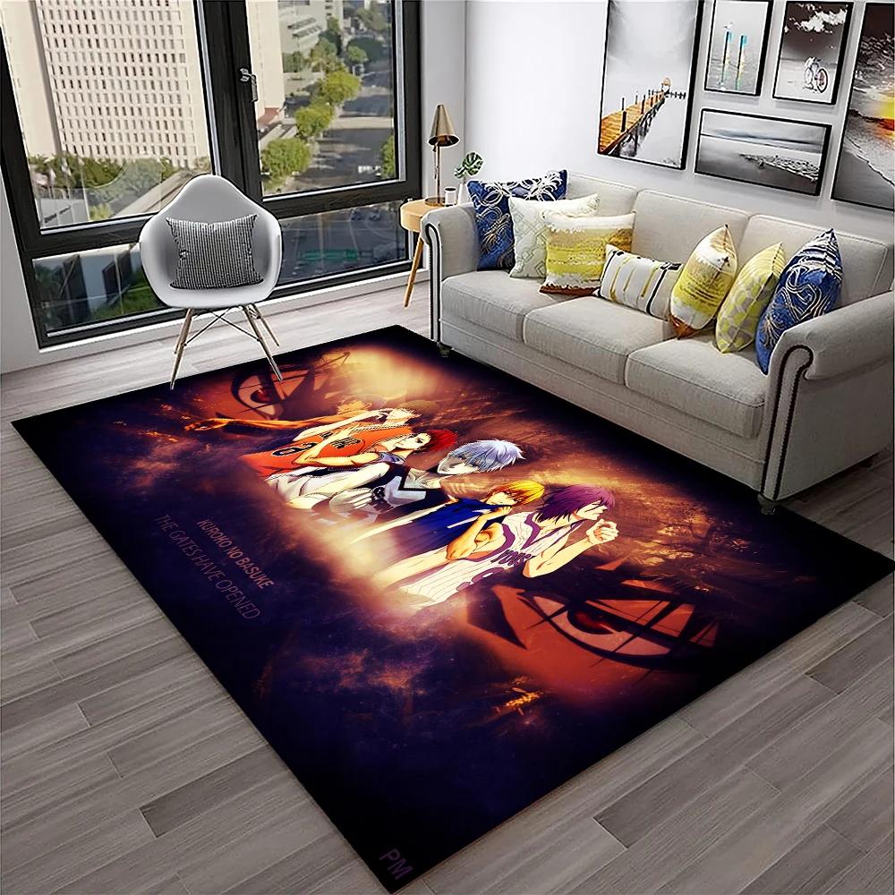 3D Anime Kuroko's Basketball Cartoon Carpet Rug for Home Living Room Bedroom Sofa Doormat Decor,kids Area Rug Non-slip Floor Mat