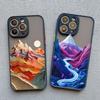 Printing Mountains Rivers Flowing Water Phone Case For IPhone 16 15 14 Pro Max Plus 13 12 Mini 11 Pro Max X XR XS 8 7 SE2 Covers