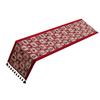 Christmas Chenilles Table Runner With Colorfast Woven Design And Tassels For Festives Home Dining Atmosphere Decoration