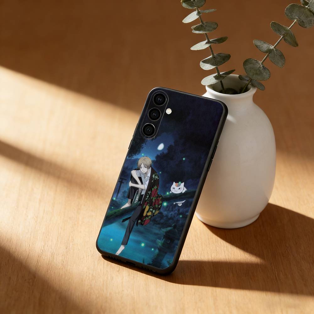 Anime S-Sensei N-Natsume Phone Case For Samsung Galaxy A91,80,73,72 ,71,53,52,32 ,31,22,21s,20,Soft Black Case