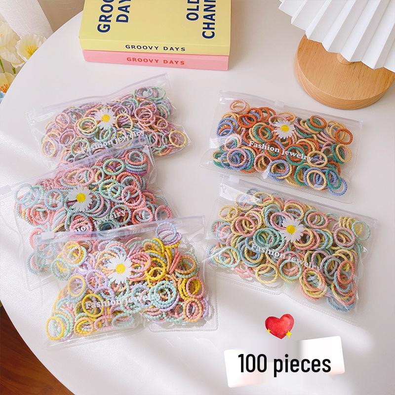 Kids' Hair Ties - Elastic, Hair-Friendly Korean Style Accessories for Girls
