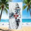 1Pc Resident Evil Symbol Beach Towel Quick Dry Multiuse For Beach Pool Gym Yoga Home Travel Christmas Halloween Xmas Gift S1698
