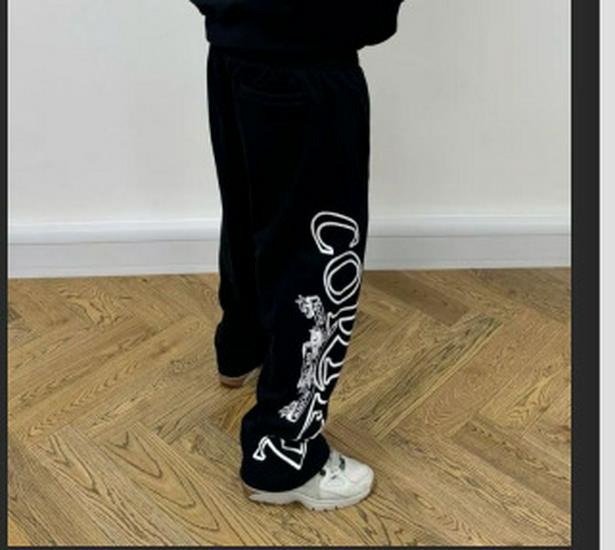 Trendy American Street Style Hoodie Jacket & Loose Sweatpants Set