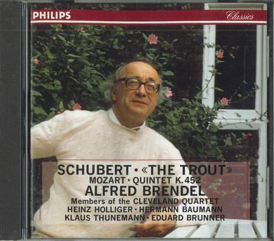 CD BRENDEL - Schubert / Mozart ,  Piano Quintets PHCP10544 PHILIPS Japan Classical Used