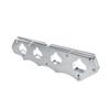 Series H to K Intake Manifold Adapter For Honda Acura Pro K-Series H2K K2H Black Silver Anodized