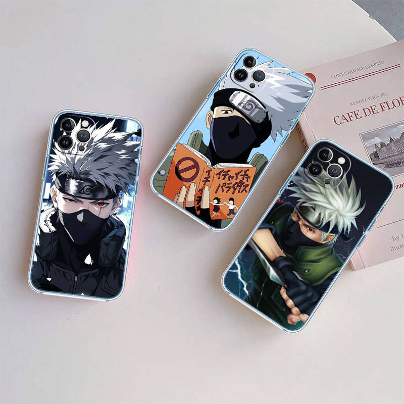 MH100 Naruto Kakashi Case for Motorola E7 G6 G7 G8 G9 Plus Power Play G10 G20 G04 E30 E40 E22 E20 E13 E15 G22 G23 G05 G75 G35 G55