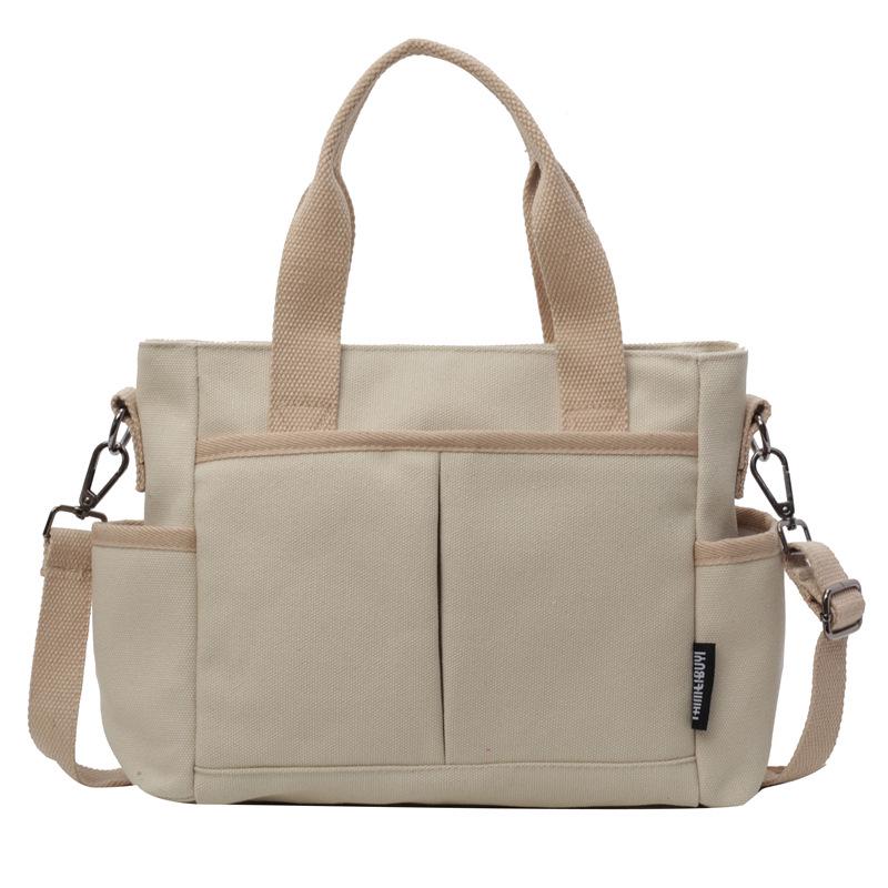 Women's Original Literary Crossbody Canvas Shoulder Bag - Thickened, Casual, Portable Tote for Student Commute