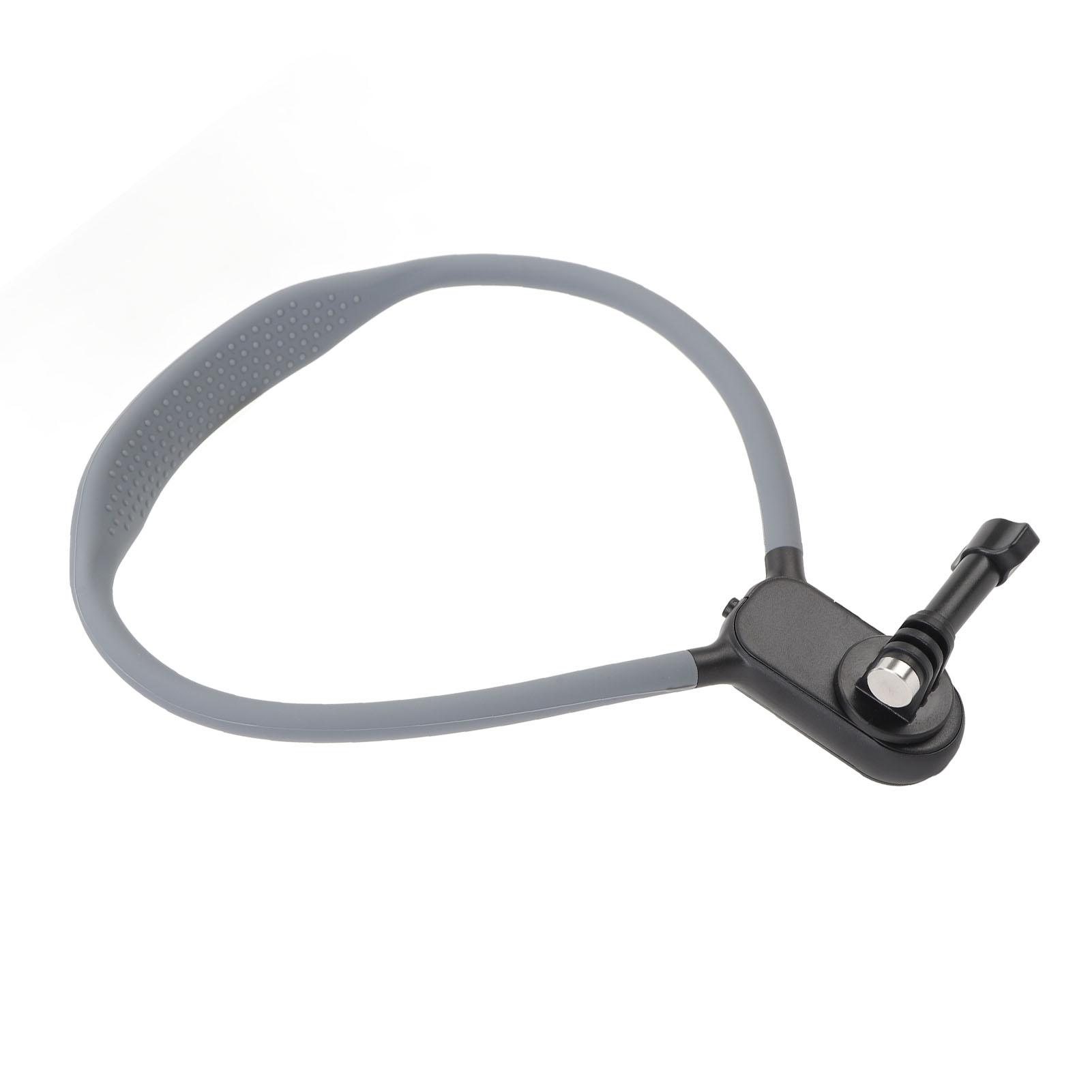 

Крепление на шею для экшн-камеры с базой-адаптером с тремя зубцами, силиконовый держатель на шею для POV-съемки для Action 5