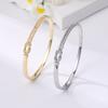 Infinity Symbol Figure Eight Knotted Zircon Bracelet Simple Bracelet Full of Stars Fashion Hand Jewelry