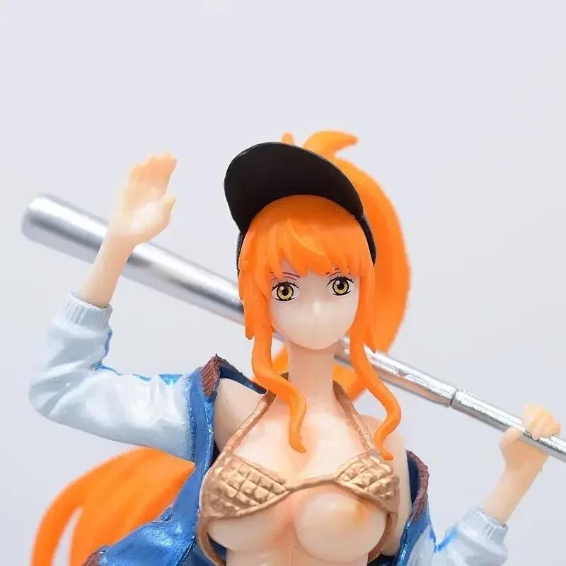 20cm One Piece Boa Hancock Nico Robin Nami Figura Anime Chica Hermosa Estatua Manga Figura de Acción Modelo Coleccionable Juguetes