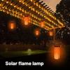 Solar Tennis Light Iron LED Hanging Solar Light Garden Courtyard Villa Garden Light