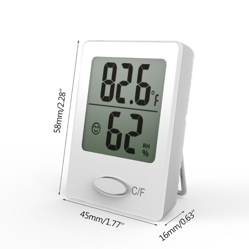 Mini Hygrometer Room Thermometer, Humidity Meters, 1.77x2.28'' Accurate Temperature Humidity Monitor Gauge for House
