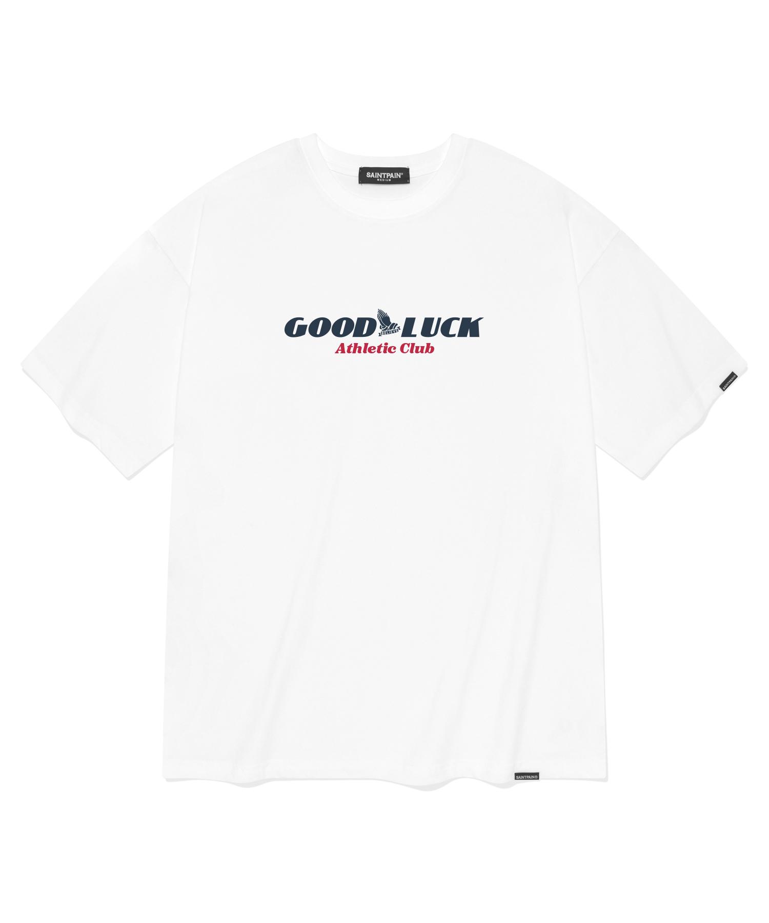 Saint Pain Sp Good Luck Short Sleeve T-Shirt - White White/L