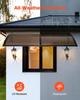 Awnings for Door Entrance, 38 x 78 in, Exterior Front Door Window Awnings with Drainage & Metal Bracket, Rain Snow Sun Protection, Overhang