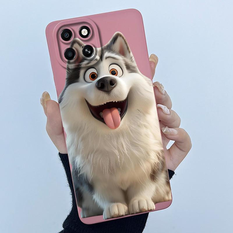 For Infinix Smart 6 HD Case Lovely Cat Cartoon Flower Liquid Silicone Soft TPU Shockproof Back Cover Smart6 HD X6512 Phone Case