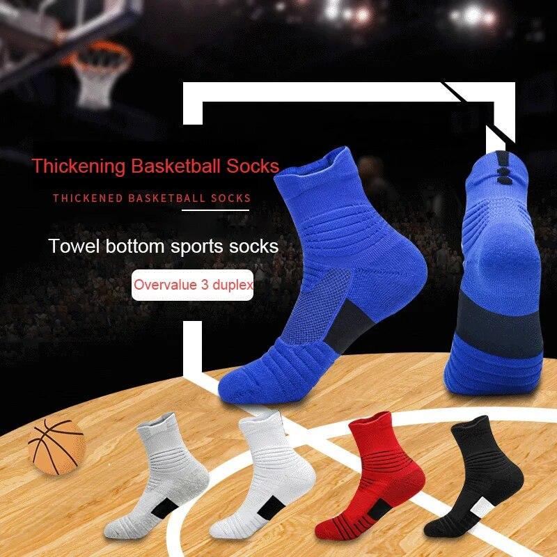 Comfortable Sports Socks Professional Basketball Socks Non-Slip Running Hiking Socks