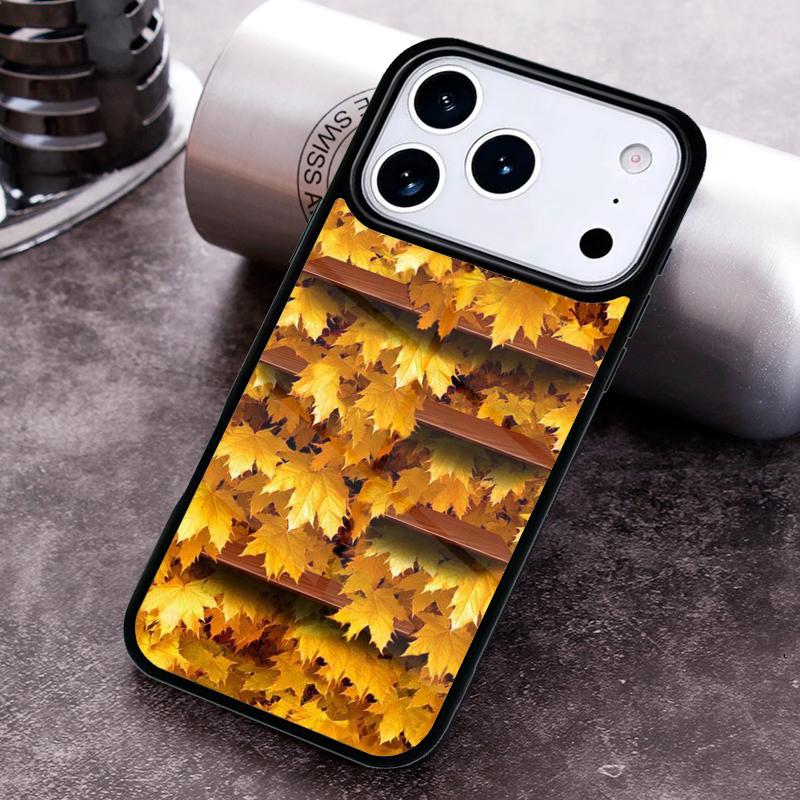 

Autumn Leaves Phone Case For iPhone 17 16 15 14 13 12 11 Pro Max Plus 17Air Soft Silicone Cover iPhone 15 Plus