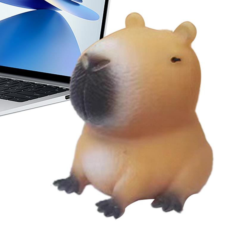 Cute Cartoon Capybara Squeeze Toy Stress Relief Funny Animal Squeeze Toy Capybara Shape Pinch Toys Relax Gifts