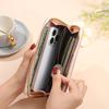 Ladies Long Pure Color Wallet Card Holder High-End Feelings Cross-Border Zipper Clutch Handbag