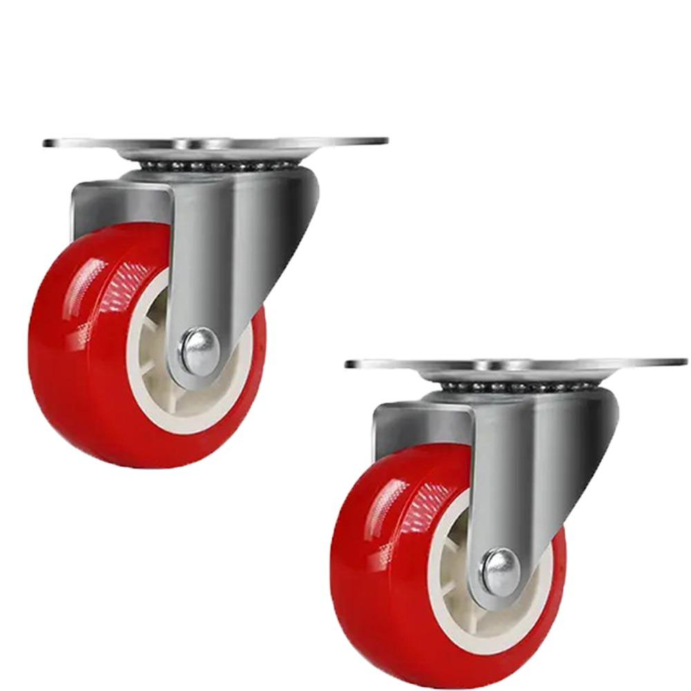 

2 шт. Мебельные ролики с поворотом на 360 градусов, Бесшумные ролики для стула, Высококачественные поворотные колеса, Мебельная фурнитура Furniture Casters