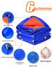 Waterproof Outdoor Canvas Tarpaulin: Rainproof Sunshade for Tricycles and Tents