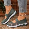 Damen Slip-On Bequeme Schuhe mit weicher Sohle für ältere Menschen, rutschfeste Sommerschuhe
