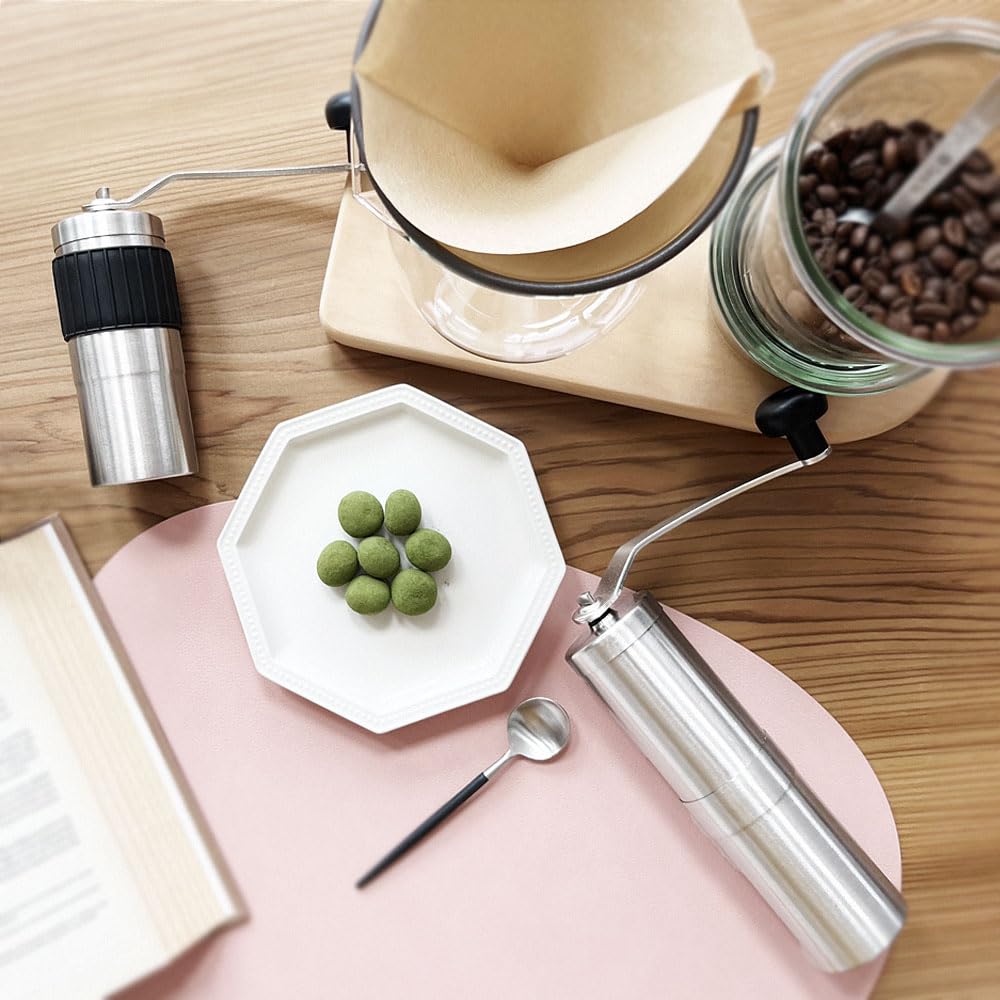 [2024 Model] PORLEX Professional Mini Coffee Mill, 60-Level Coarseness Adjustment, 267g, Lightweight, Made In Japan, Ceramic Blade, Compact,