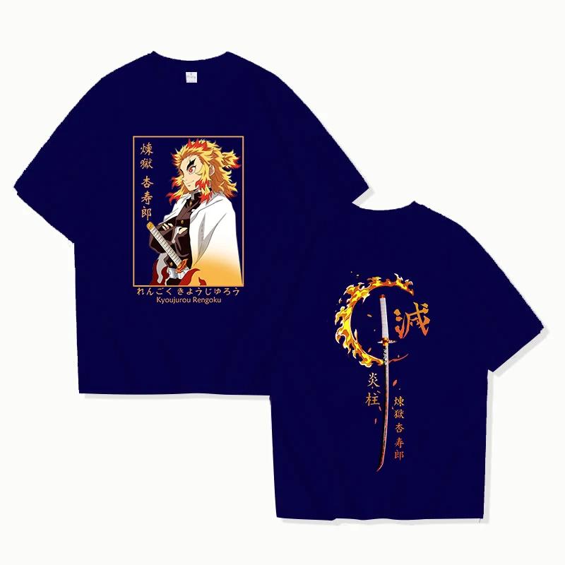 Hot Sale  Demon Slayer Kamado Tanjirou Graphic Print T-shirt Women Men Loose Casual Oversized Top Summer New Tee Streetwear Harajuku Short Sleeve