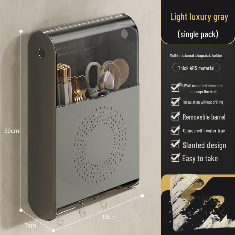 

ZISIZ Wall-Mounted Chopstick Holder