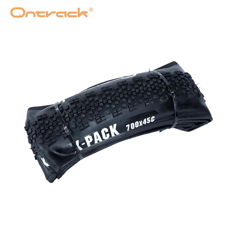Ontrack Folding Gravel Bicycle Tire, Melon Tread, 700x38/40/45