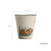 45ML Ceramic Mini Espresso Cups Cartoon Cute Cat Espresso Mugs Porcelain Coffee Mugs Demitasse Cups Tea Cups Handmade