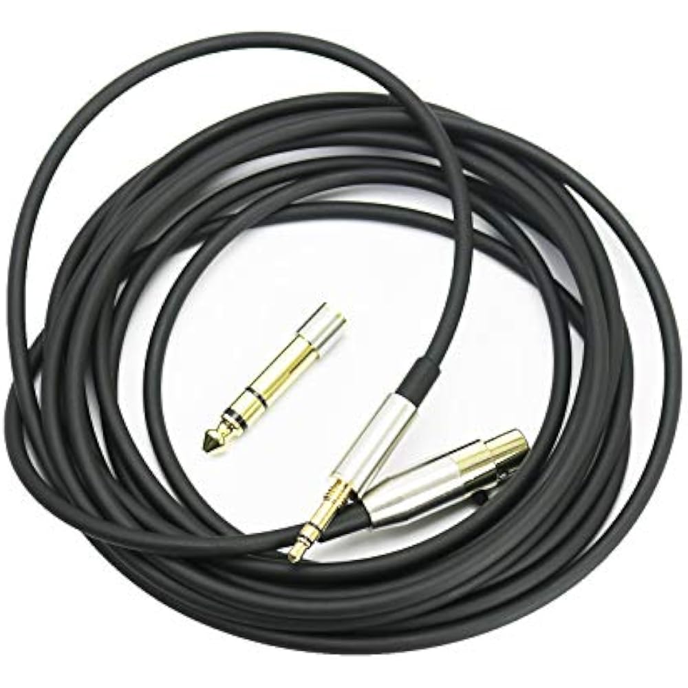 NewFantasia Replacement Audio Upgrade Cable Compatible with AKG K240, K240S, K240MK II, Q701, K70...