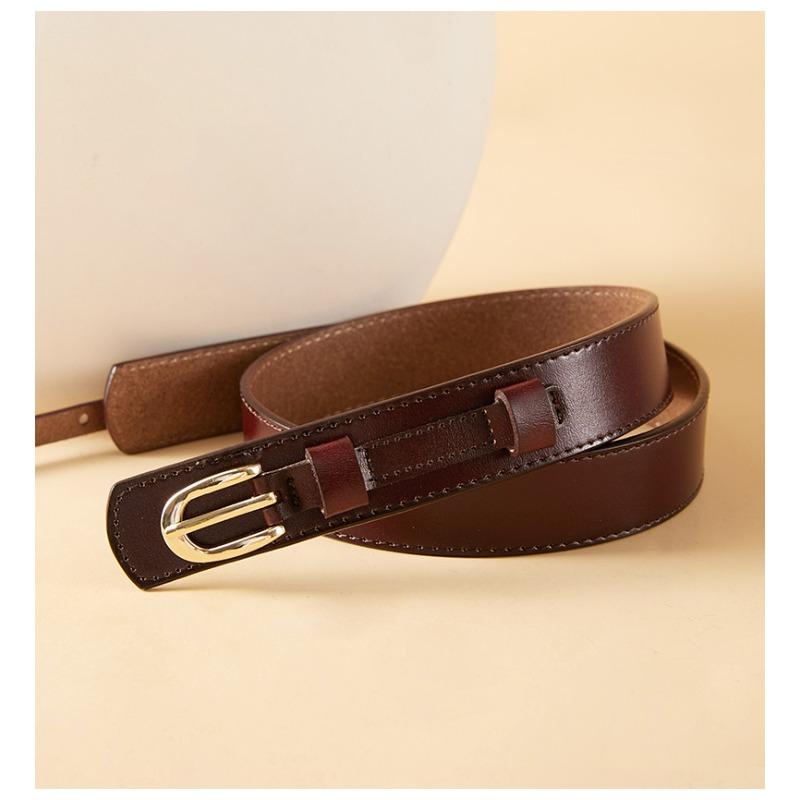 Gürtel für Damen Mode Dünne Gürtel für Damen Neuer Stil Röcke für Damen Kleider für Damen Dekorative Glatte Schnallen für Damen Riemen